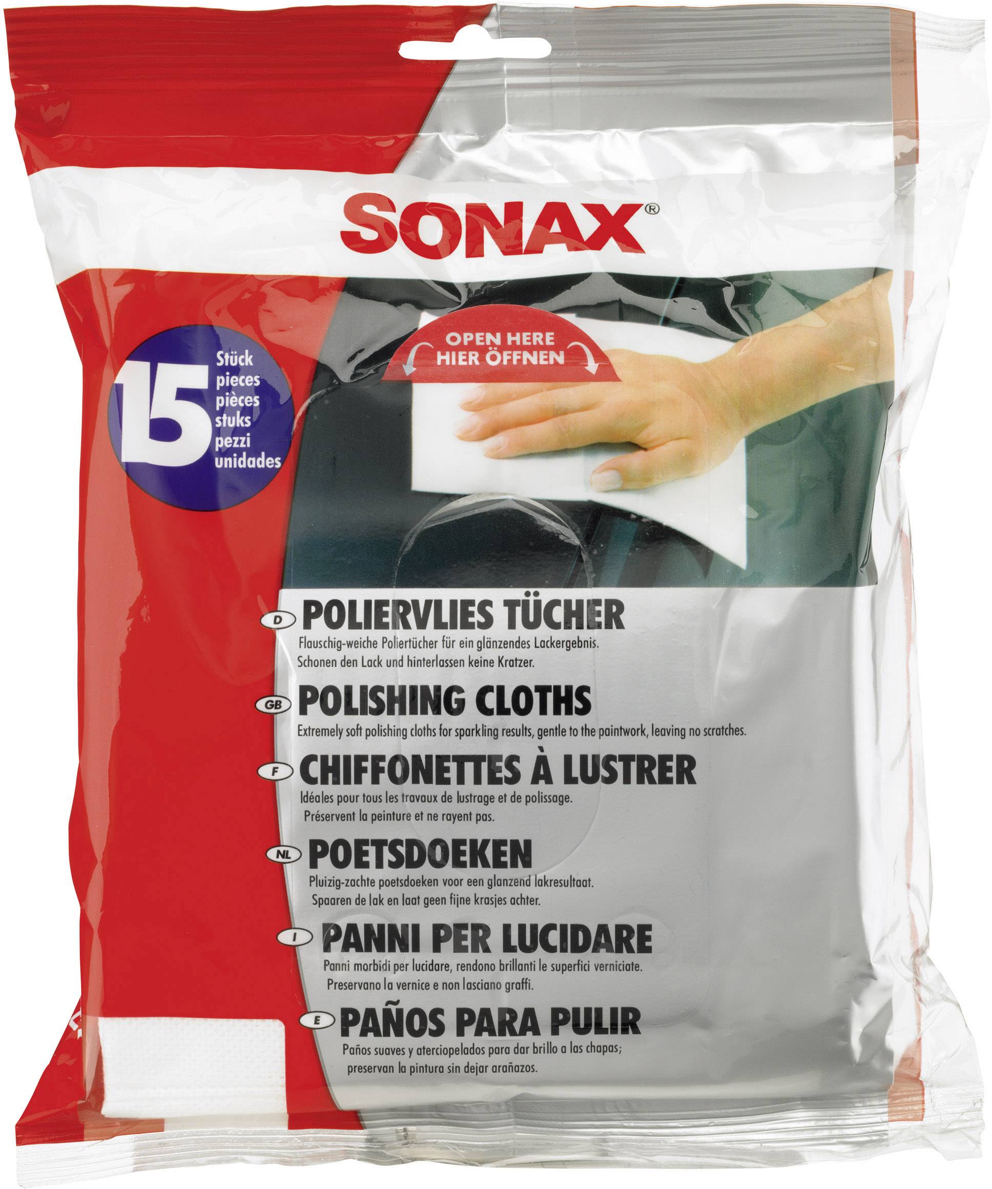 Sonax 422200 Mikrofiberduk för torkning 15 st