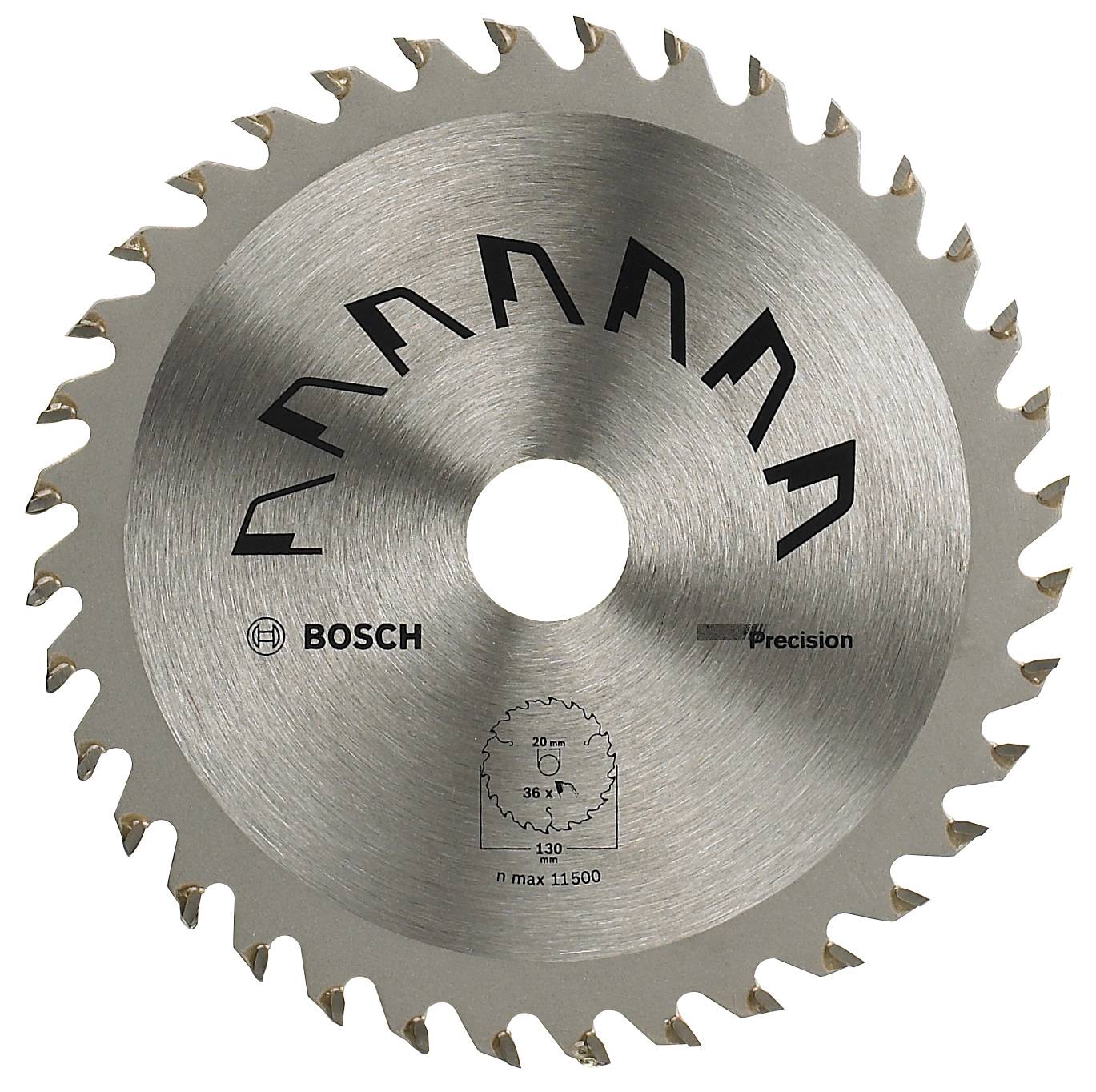 Bosch Accessories Precision 2609256847 Hårdmetall cirkelsågklinga 130 x 20 mm Antal tänder (per tum): 36 1 st