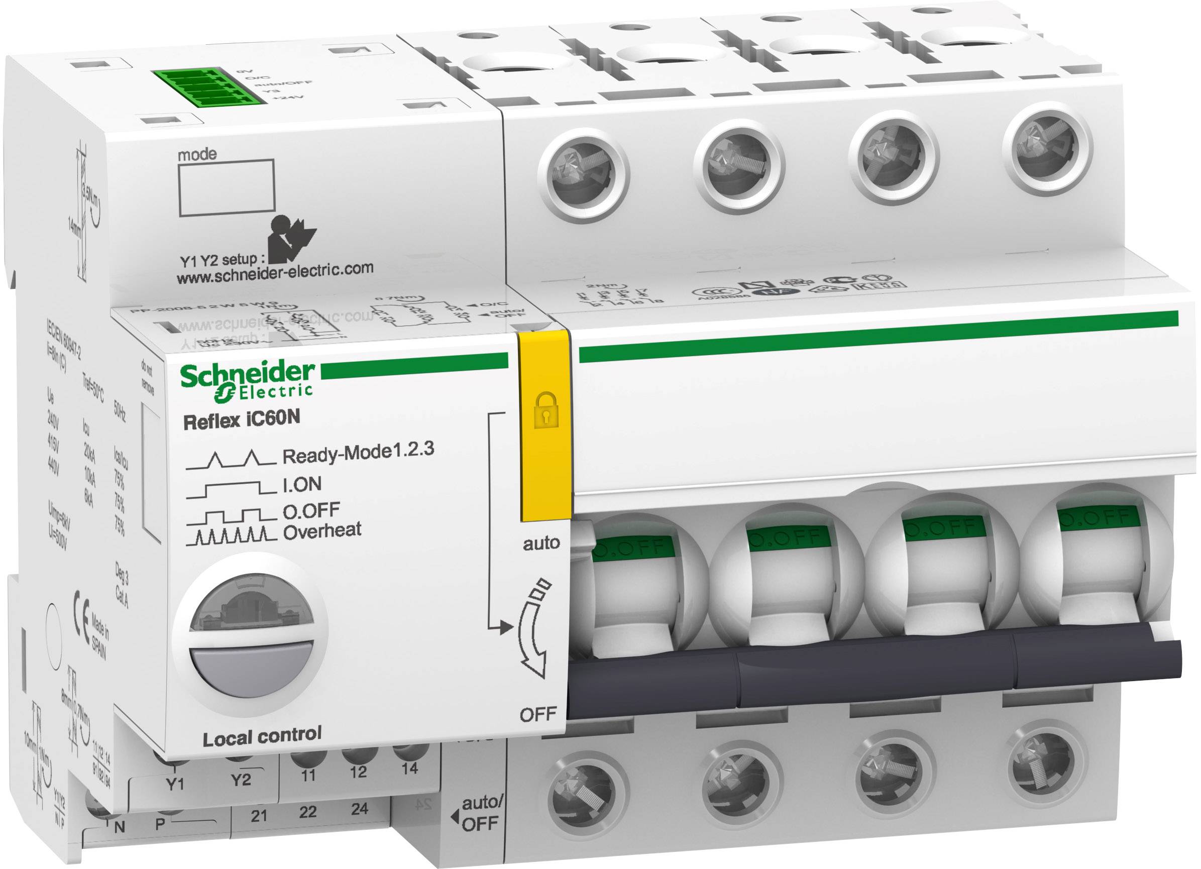 Schneider Electric A9C62425 A9C62425 Automatsäkring 25 A 230 V