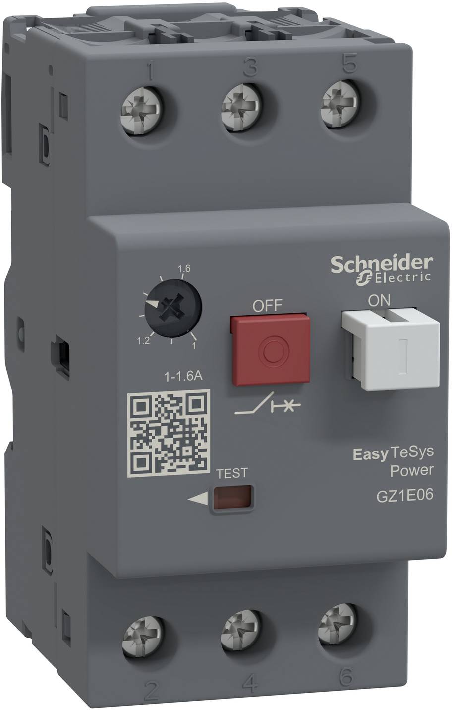 Schneider Electric GZ1E06 Motorskyddsbrytare 1 st