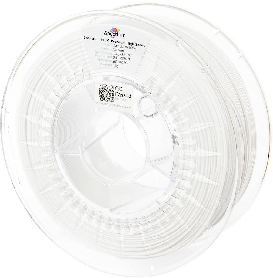 Spectrum Filaments 81538 PETG Premium High Speed 3D-skrivare Filament PETG Highspeed-filament, kemiskt beständig 1.75 mm