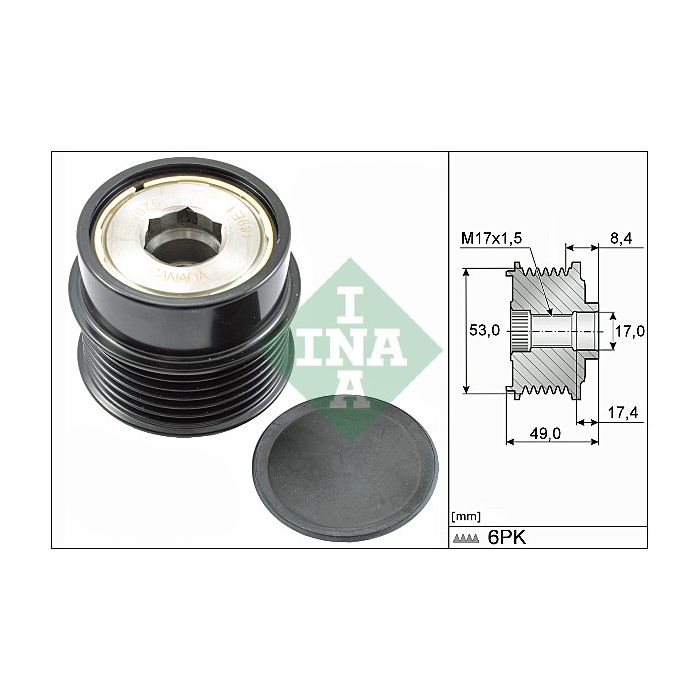 Frihjulskoppling Schaeffler INA 20-535028110