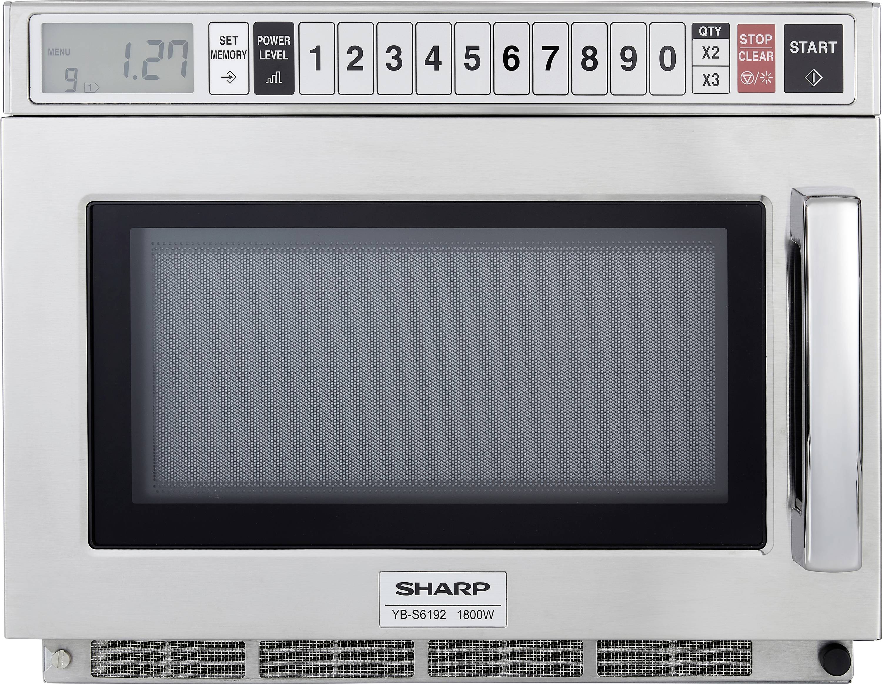 Sharp YB-S6192AE Mikrovågsugn Rostfritt stål 1800 W