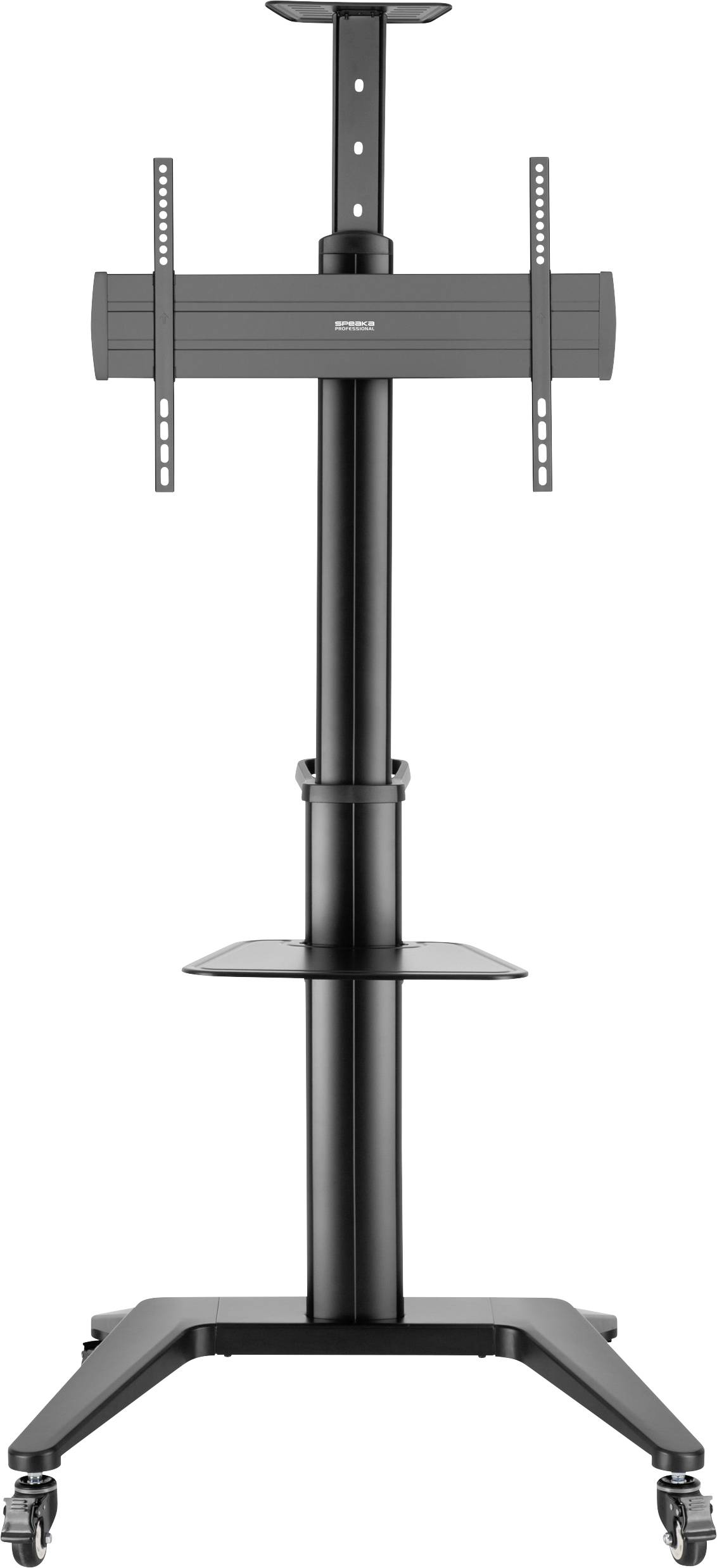 SpeaKa Professional SP-TVC-1400 TV-golvstativ 94,0 cm (37″) – 190,5 cm (75″) Golvstativ, Liggande format, Stående format