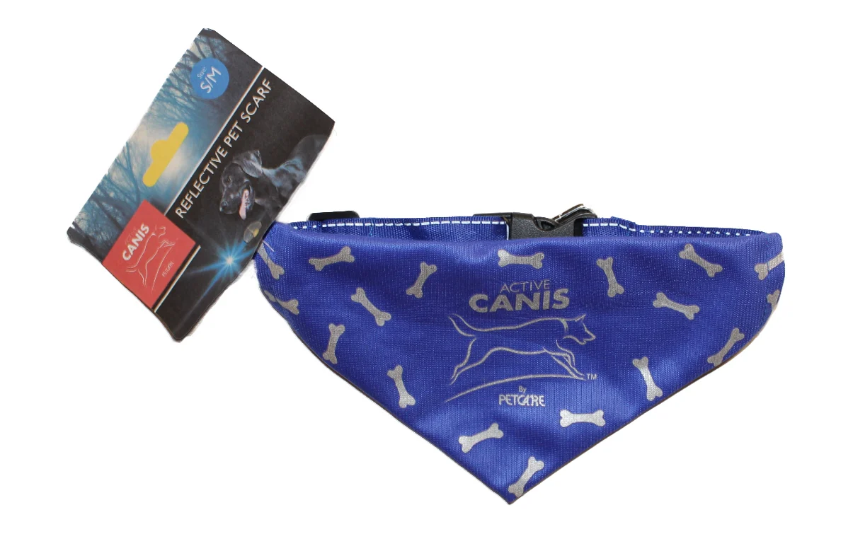 Active Canis Reflective scarf S/M, blå