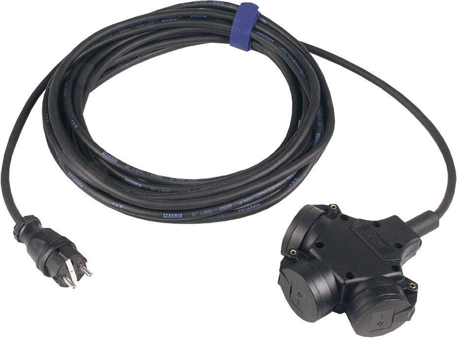SIROX 345.505 Ström Förlängningskabel 16 A Svart 5.00 m H07RN-F 3G 1,5 mm²